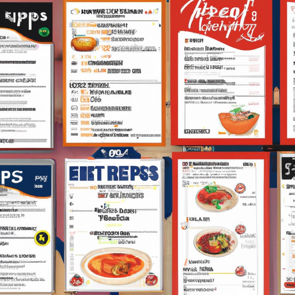 Разработка меню для ресторана: этапы, шаблоны и советы